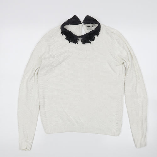 ASOS Womens White   Pullover Jumper Size 10