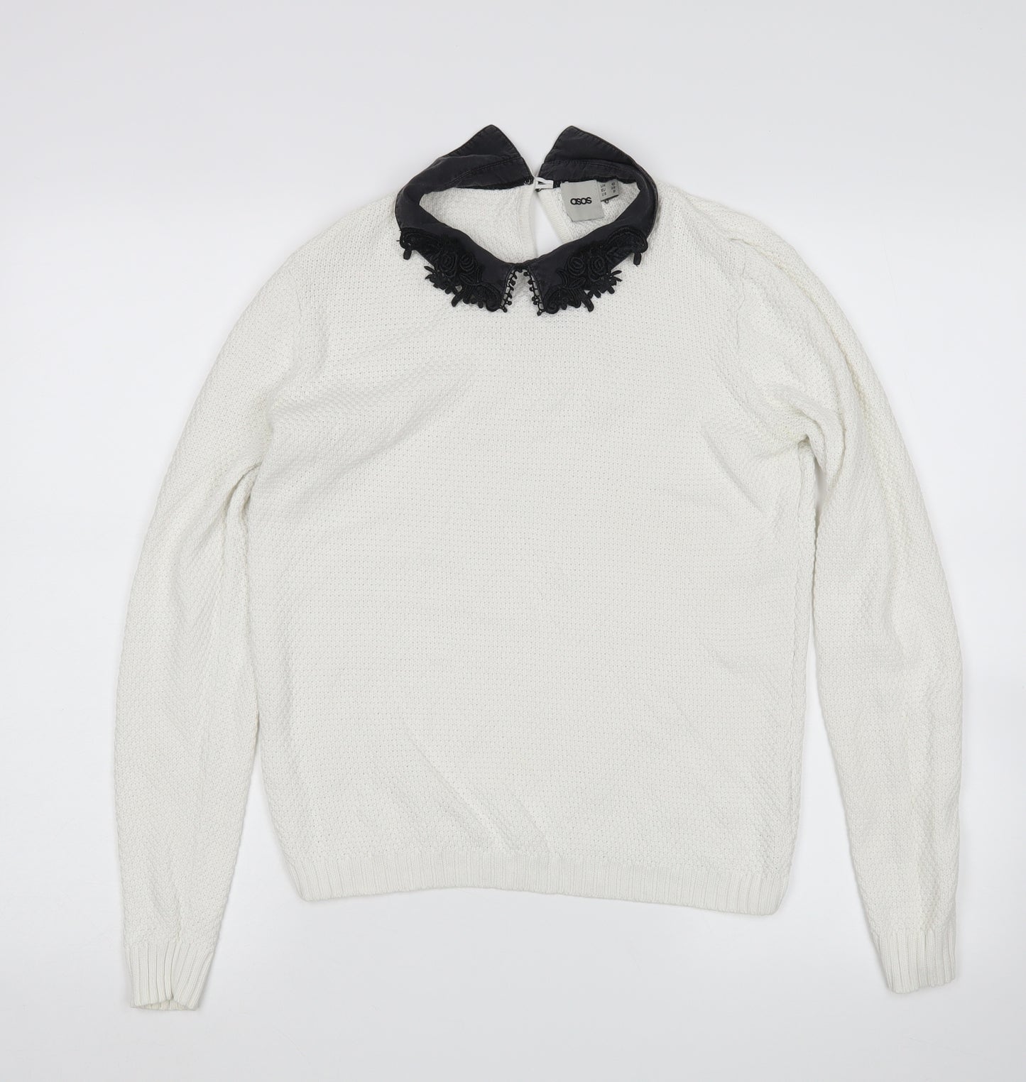 ASOS Womens White   Pullover Jumper Size 10