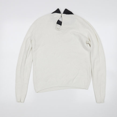 ASOS Womens White   Pullover Jumper Size 10