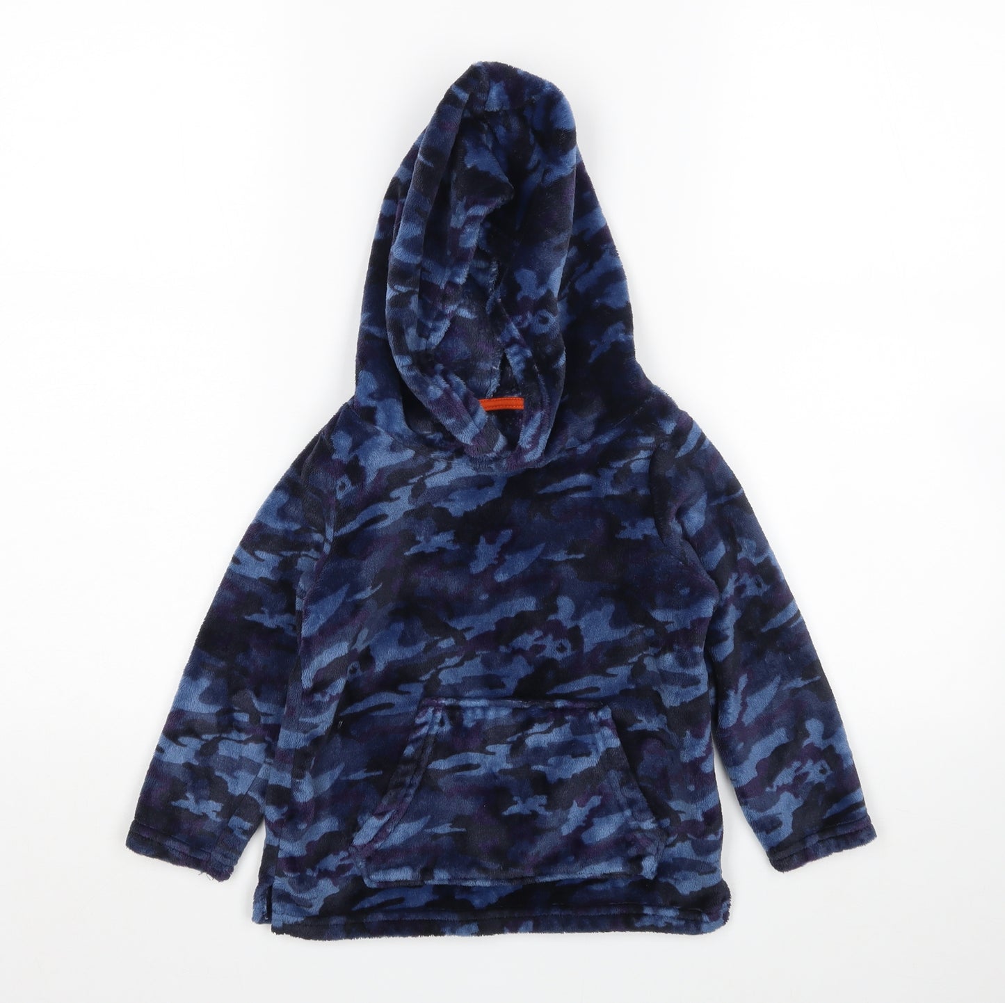 Nutmeg Boys Blue Camouflage   Pyjama Top Size 3-4 Years  - Pyjama Hoodie