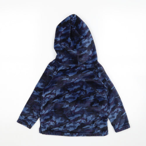 Nutmeg Boys Blue Camouflage   Pyjama Top Size 3-4 Years  - Pyjama Hoodie