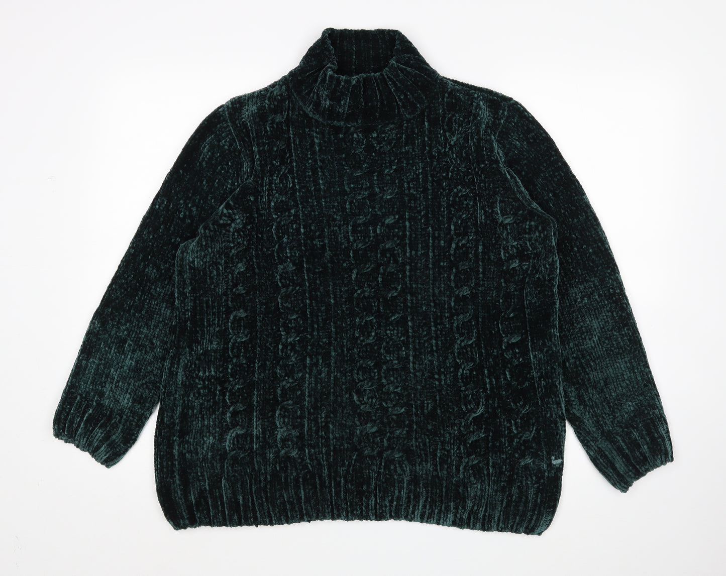 Country Rose Womens Green   Pullover Jumper Size M