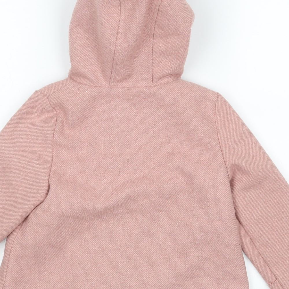 F&F Girls Pink   Parka Coat Size 4-5 Years