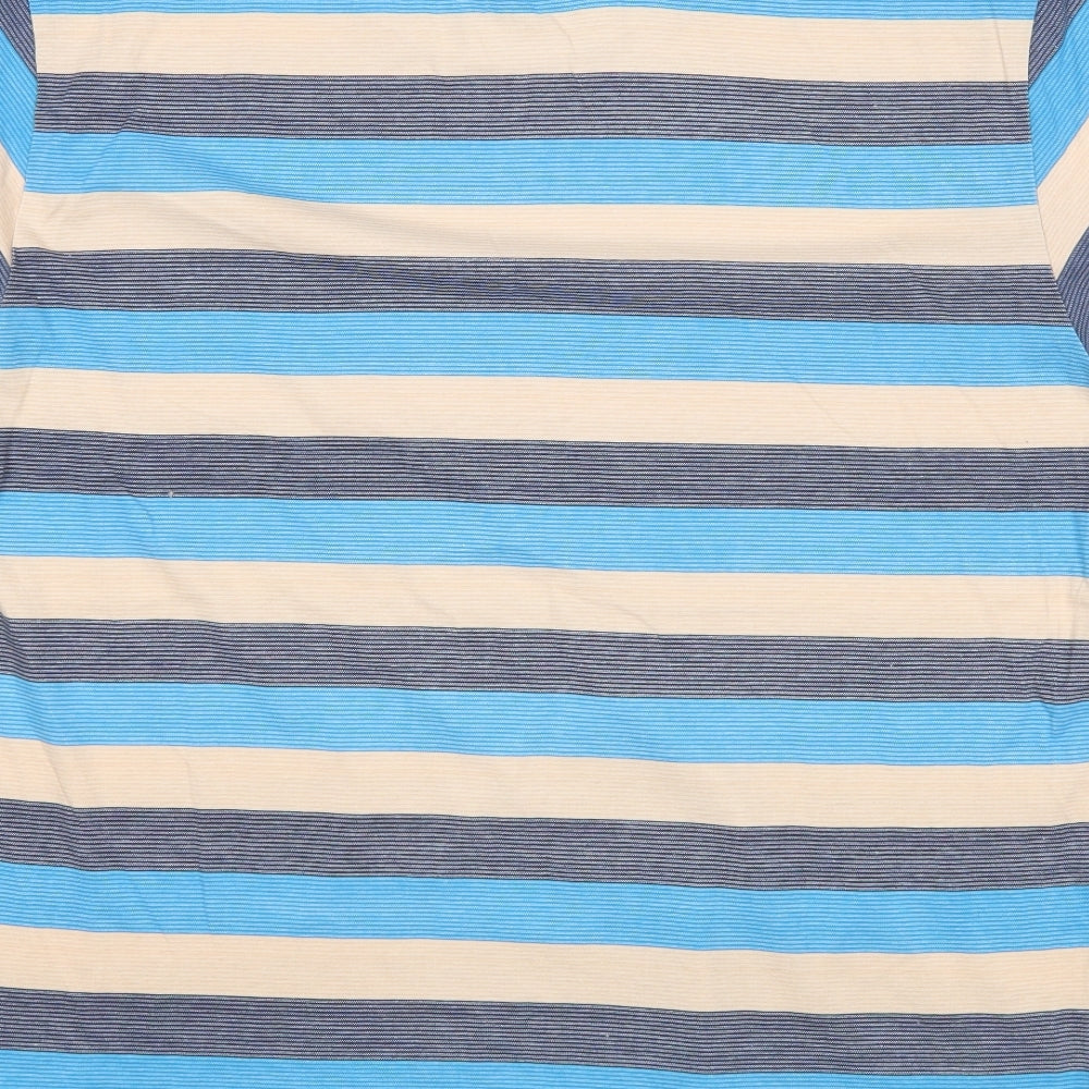 Penguin Mens Multicoloured Striped   T-Shirt Size XL