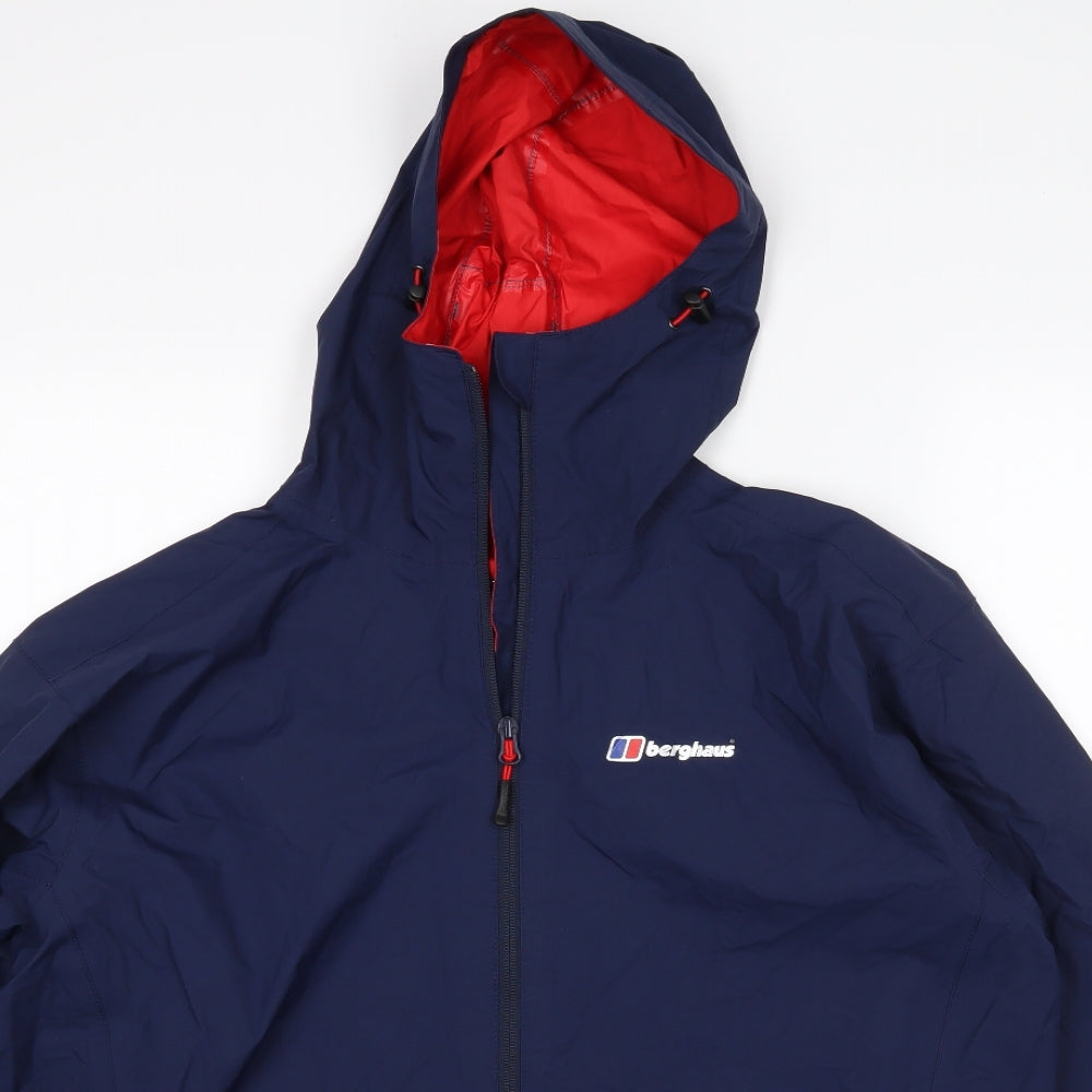 Berghaus Mens Blue   Rain Coat Coat Size L