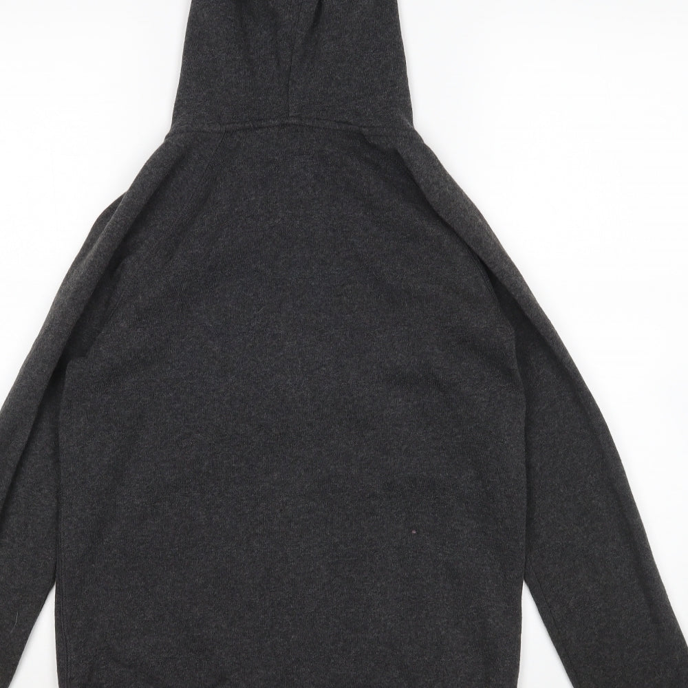 Jack Wills Womens Grey   Full Zip Hoodie Size 10