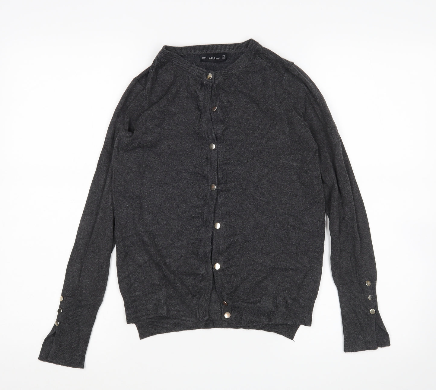 Zara Womens Grey   Cardigan Jumper Size S