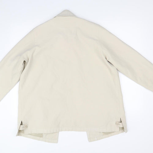 DANNIMAC Womens Beige   Overcoat Coat Size M