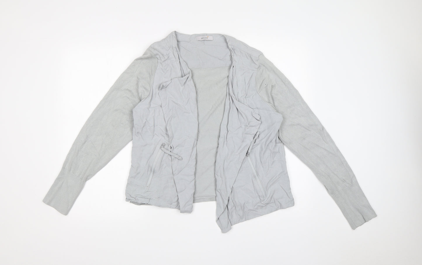 Per Una Womens Grey   Cardigan Jumper Size 16