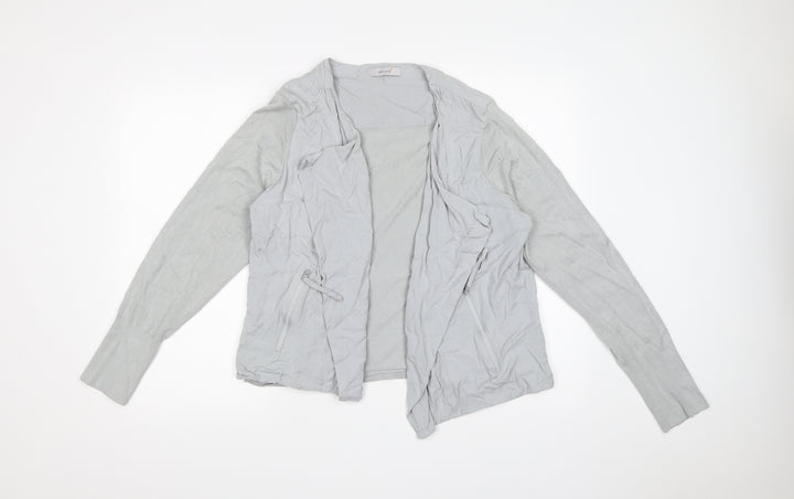Per Una Womens Grey   Cardigan Jumper Size 16