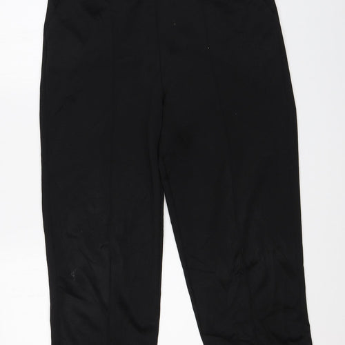 BM Womens Black   Trousers  Size 14 L22 in