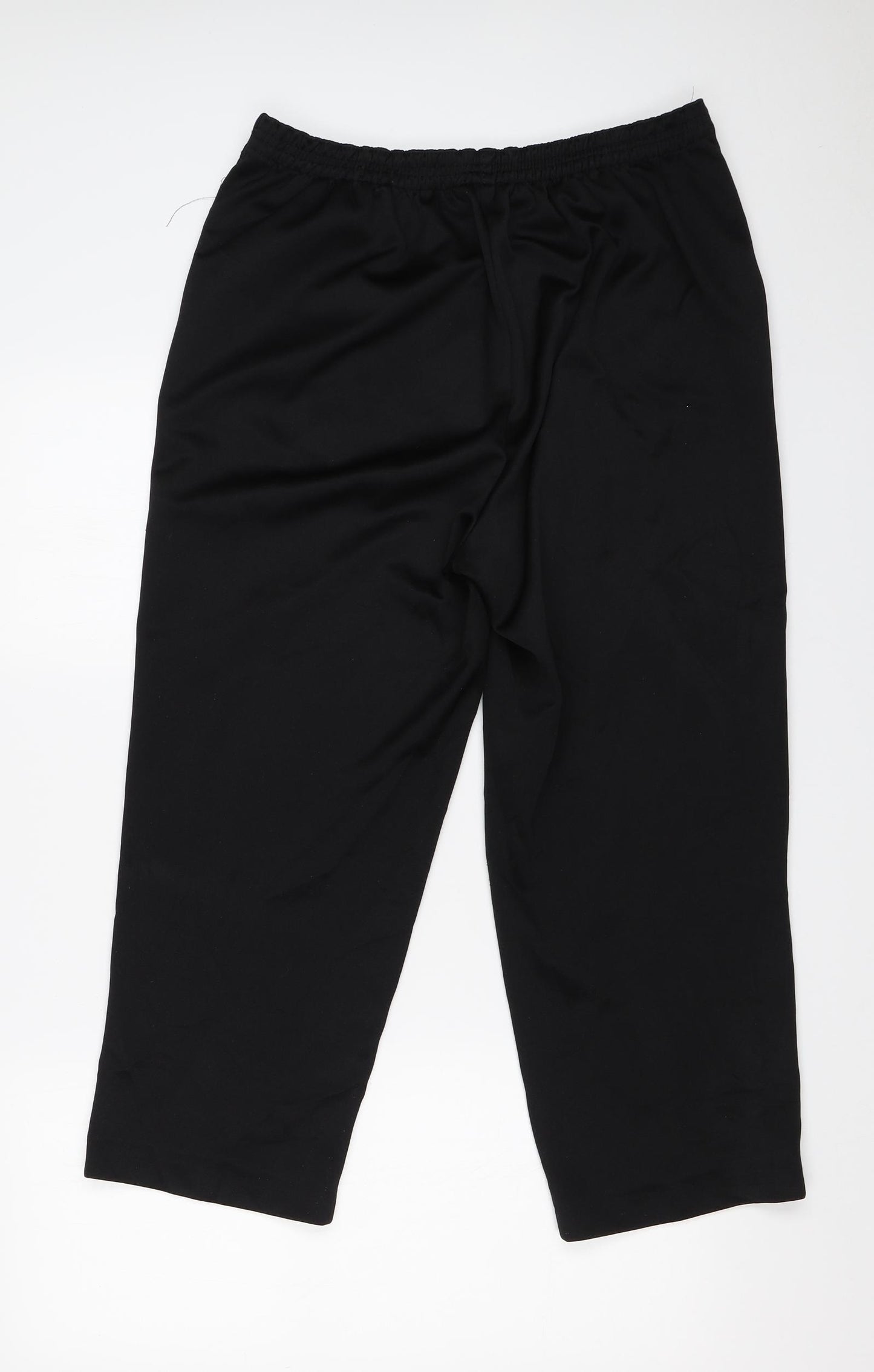 BM Womens Black   Trousers  Size 14 L22 in