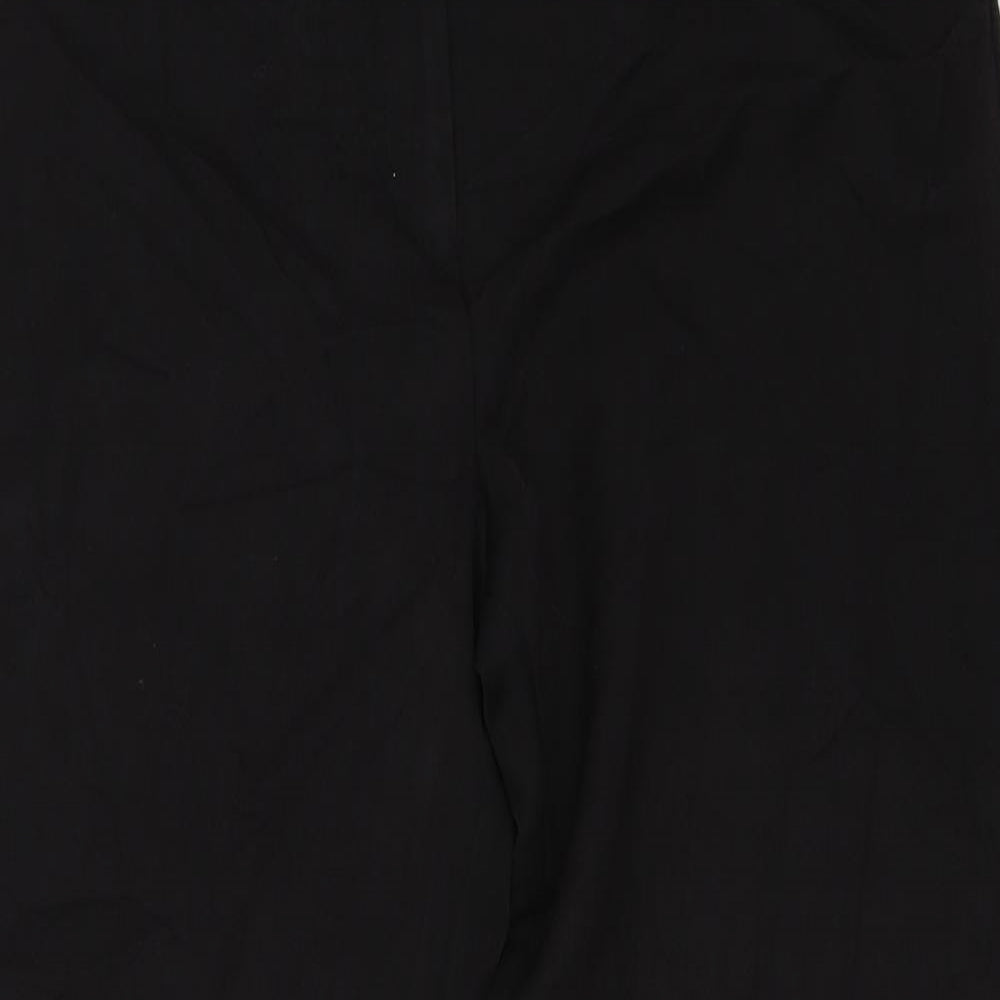 BM Womens Black   Trousers  Size 14 L28 in
