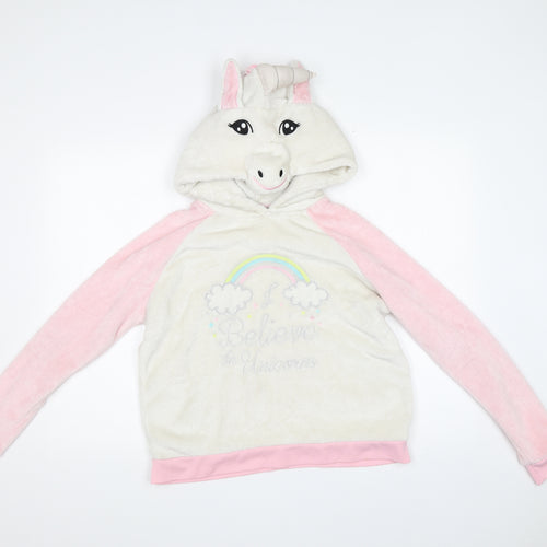 I Believe In Unicorns Womens Multicoloured Solid   Pyjama Top Size M