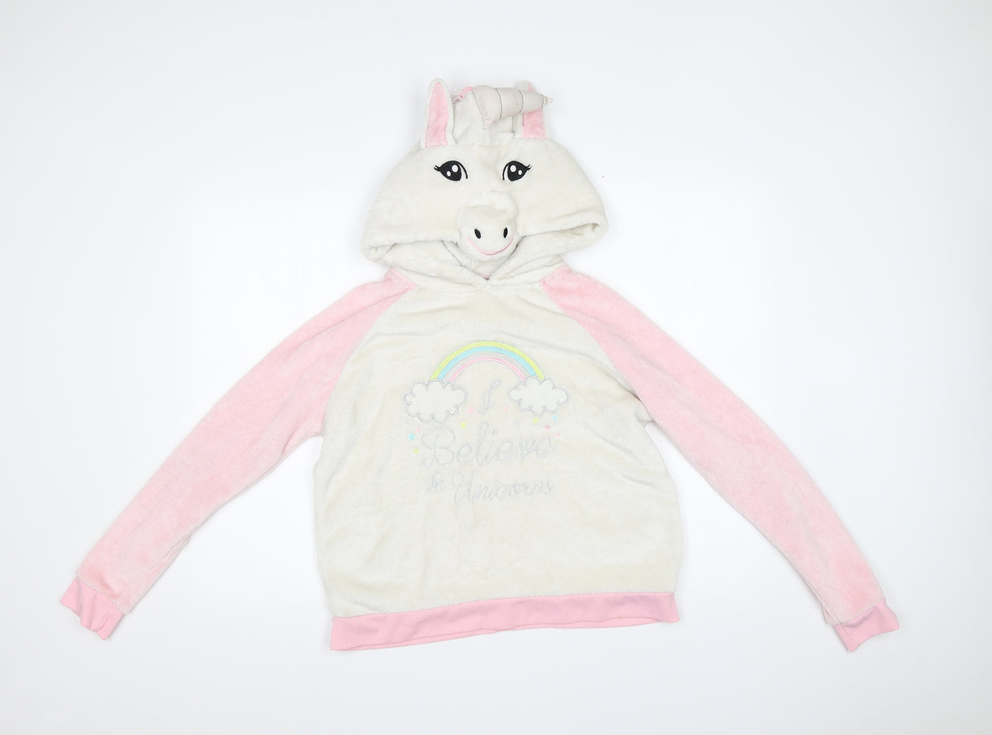 I Believe In Unicorns Womens Multicoloured Solid   Pyjama Top Size M
