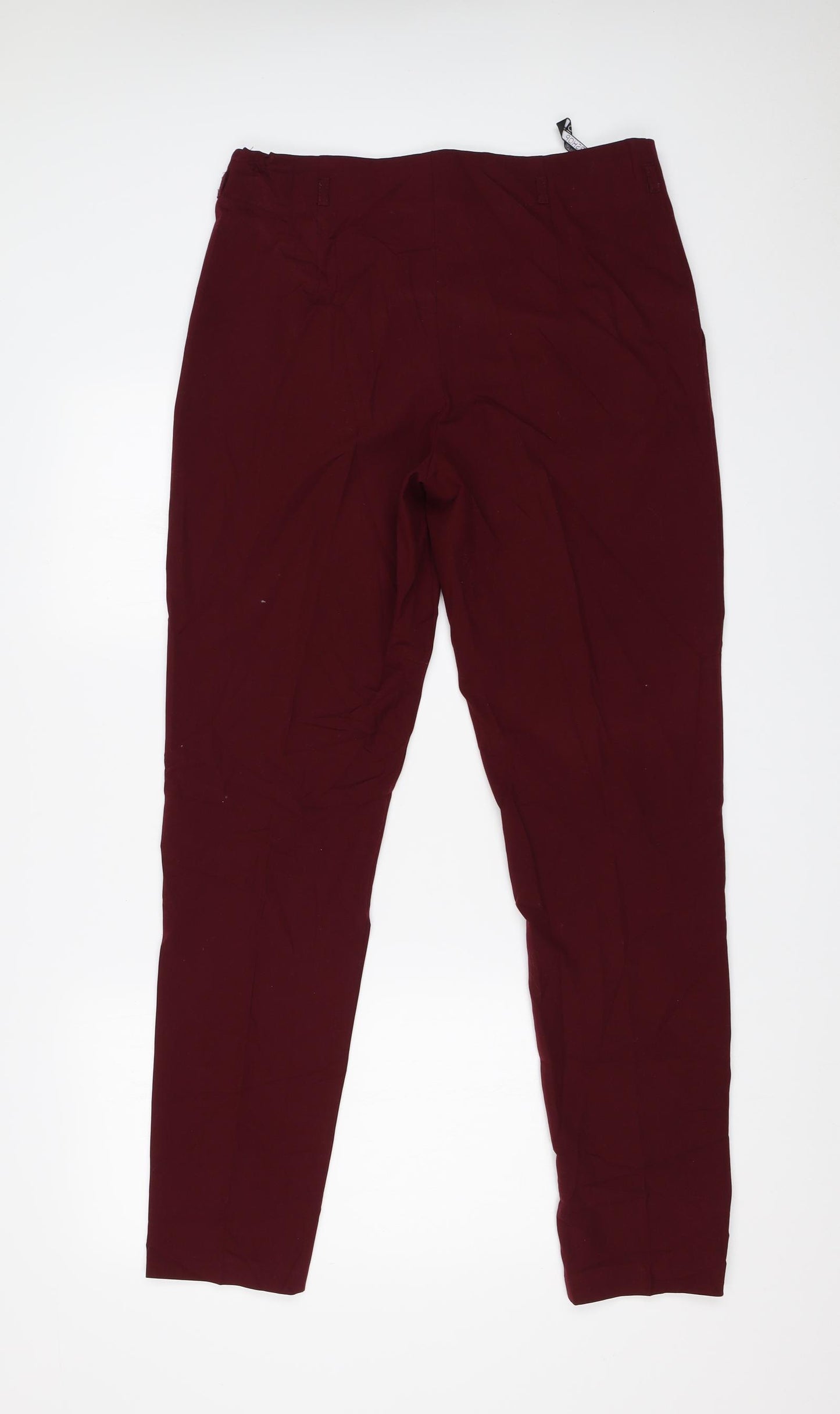 Topshop Womens Purple   Trousers  Size 14 L30 in