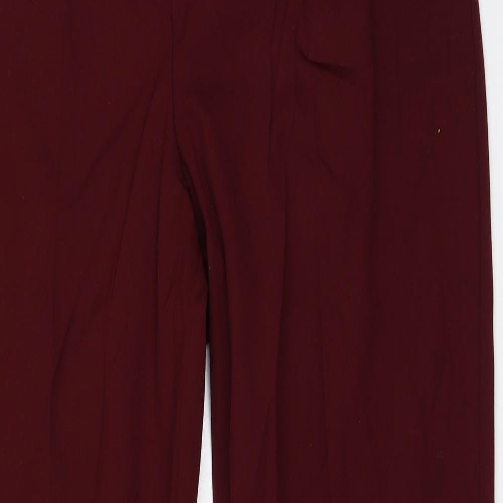 Topshop Womens Purple   Trousers  Size 14 L30 in
