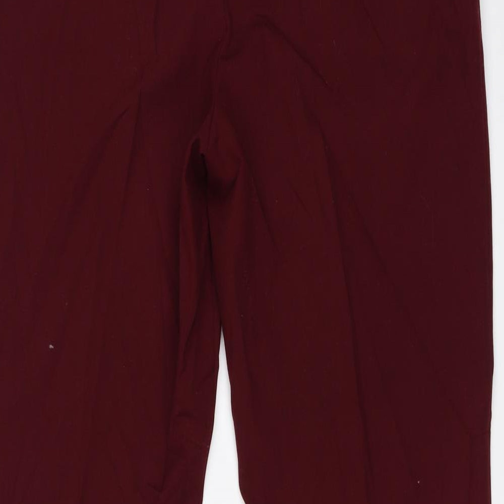 Topshop Womens Purple   Trousers  Size 14 L30 in