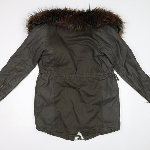 FALMER Womens Green   Overcoat Coat Size 14