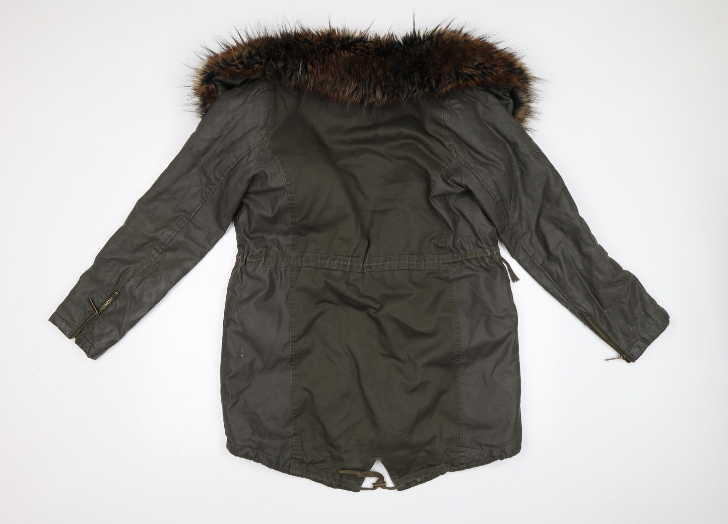 FALMER Womens Green   Overcoat Coat Size 14