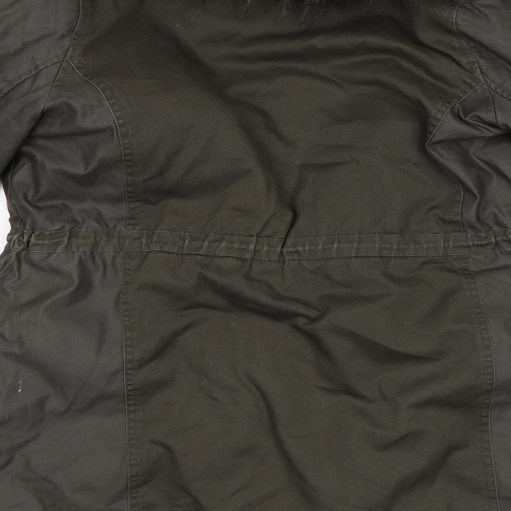 FALMER Womens Green   Overcoat Coat Size 14
