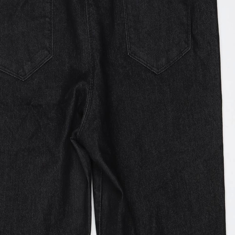 Preworn Womens Black   Straight Jeans Size 16 L25 in