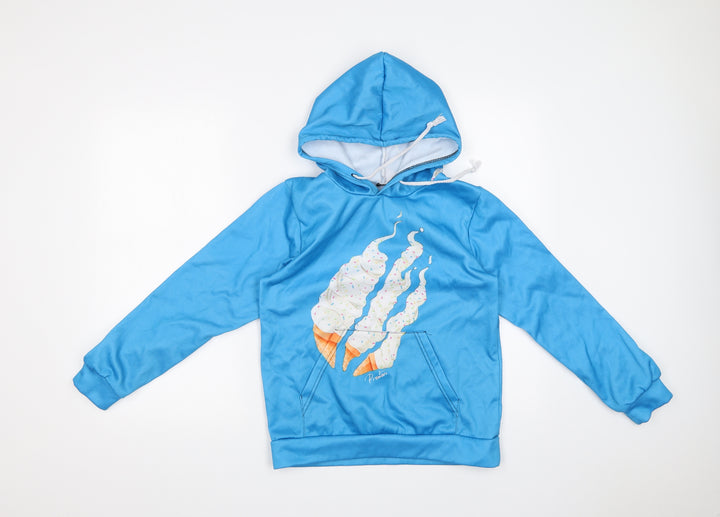 Preworn Boys Blue   Pullover Hoodie