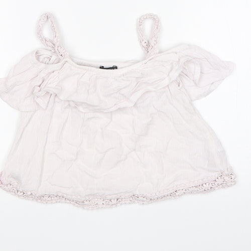 Primark Girls Pink   Basic T-Shirt Size 7-8 Years