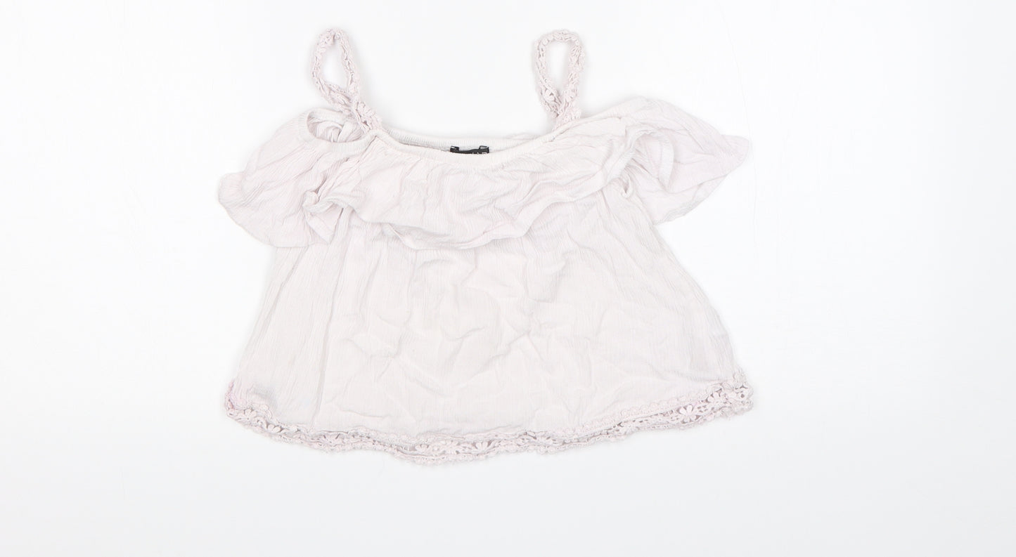 Primark Girls Pink   Basic T-Shirt Size 7-8 Years