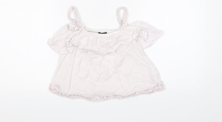 Primark Girls Pink   Basic T-Shirt Size 7-8 Years