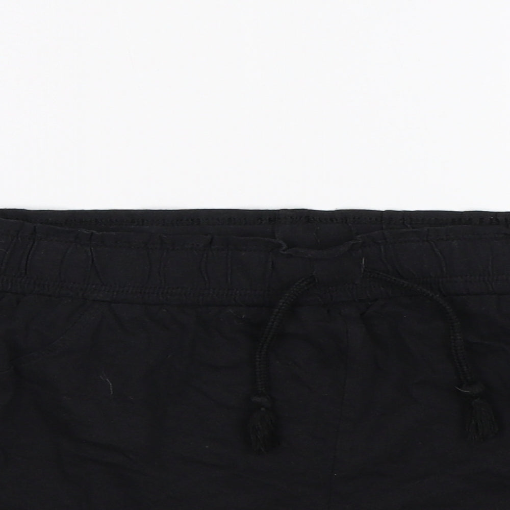 Primark Girls Black   Hot Pants Shorts Size 9-10 Years