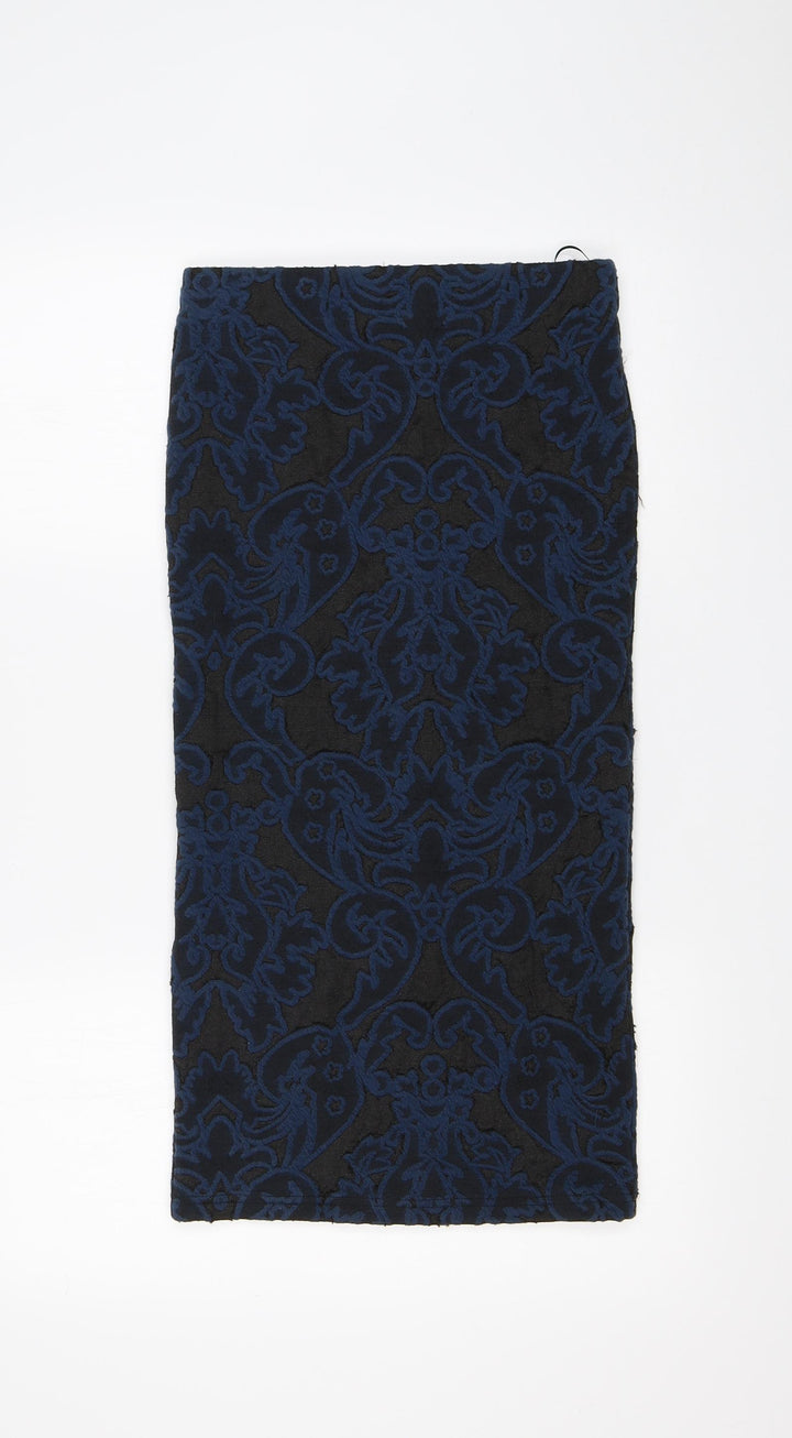River Island Womens Multicoloured Paisley  Straight & Pencil Skirt Size 6