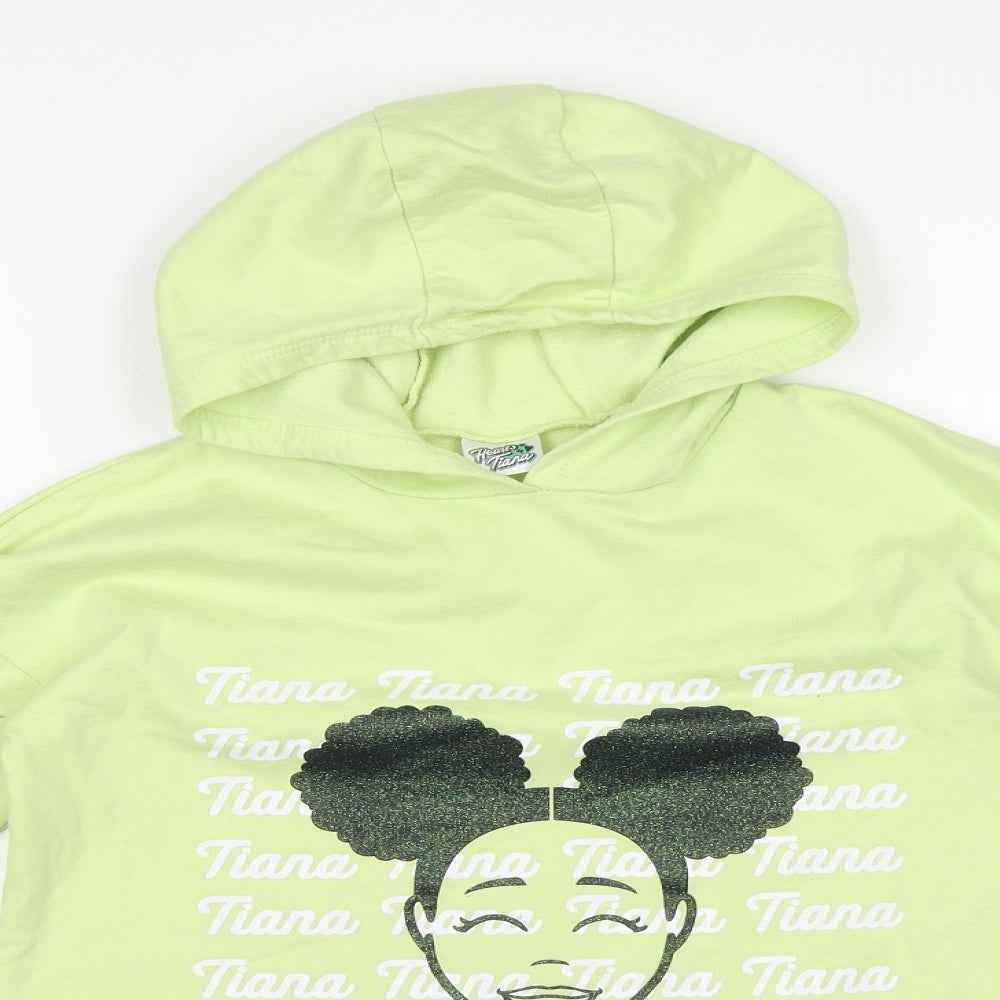 George Girls Green   Pullover Hoodie Size 8-9 Years