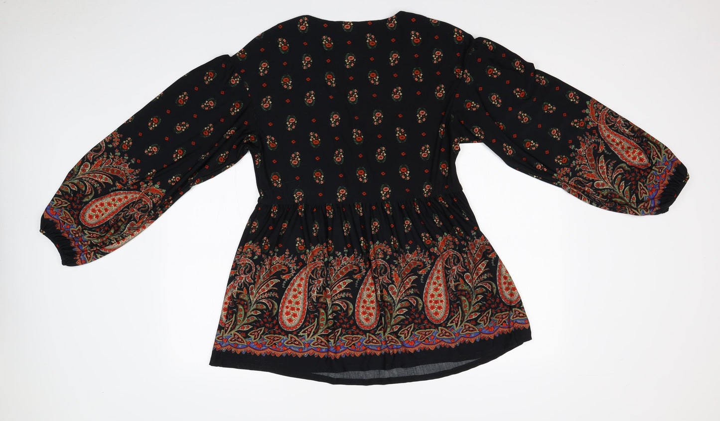 George Womens Multicoloured Paisley  Basic T-Shirt Size 10
