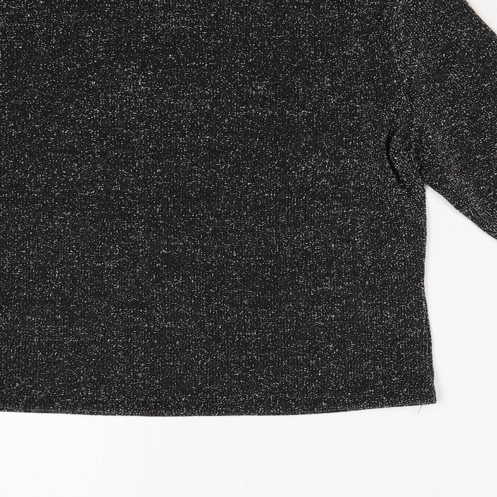 H&M Womens Black   Basic T-Shirt Size S