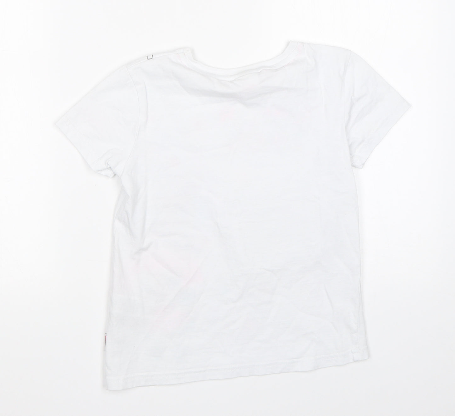 Primark Girls White   Basic T-Shirt Size 8-9 Years