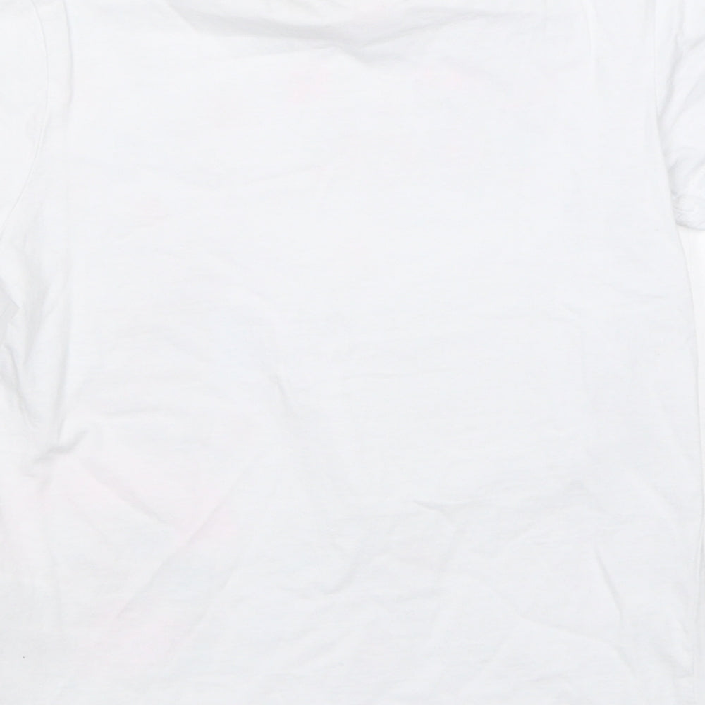 Primark Girls White   Basic T-Shirt Size 8-9 Years