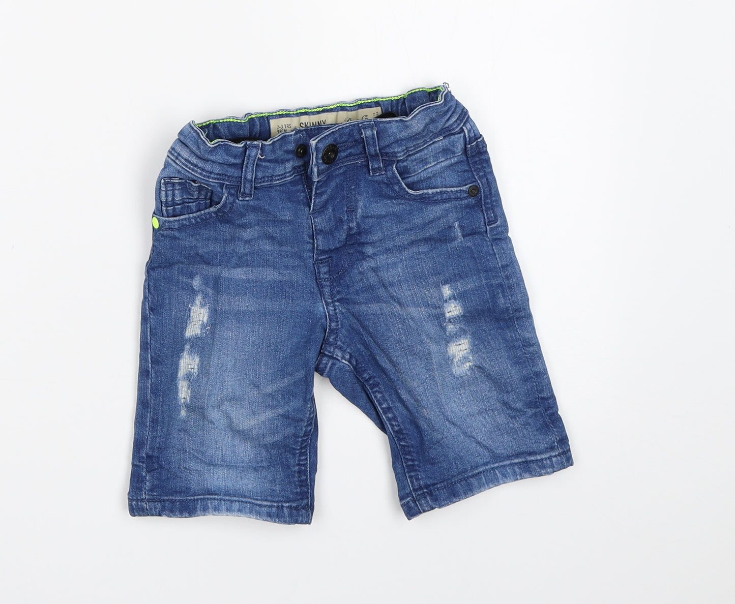 DENIM CO Boys Blue  Denim  Shorts Size 2-3 Years