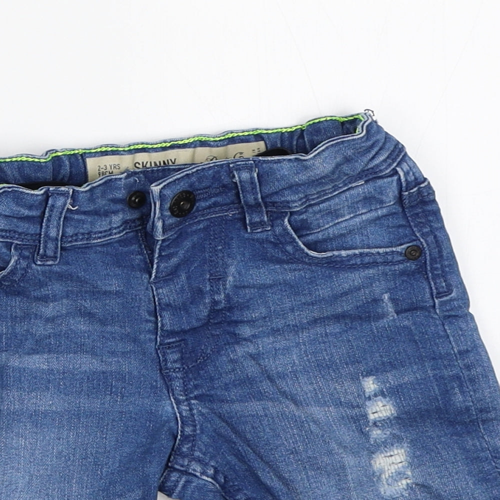 DENIM CO Boys Blue  Denim  Shorts Size 2-3 Years