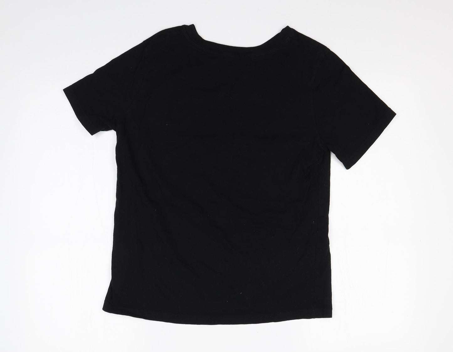 PULL & BEAR Womens Black   Basic T-Shirt Size S