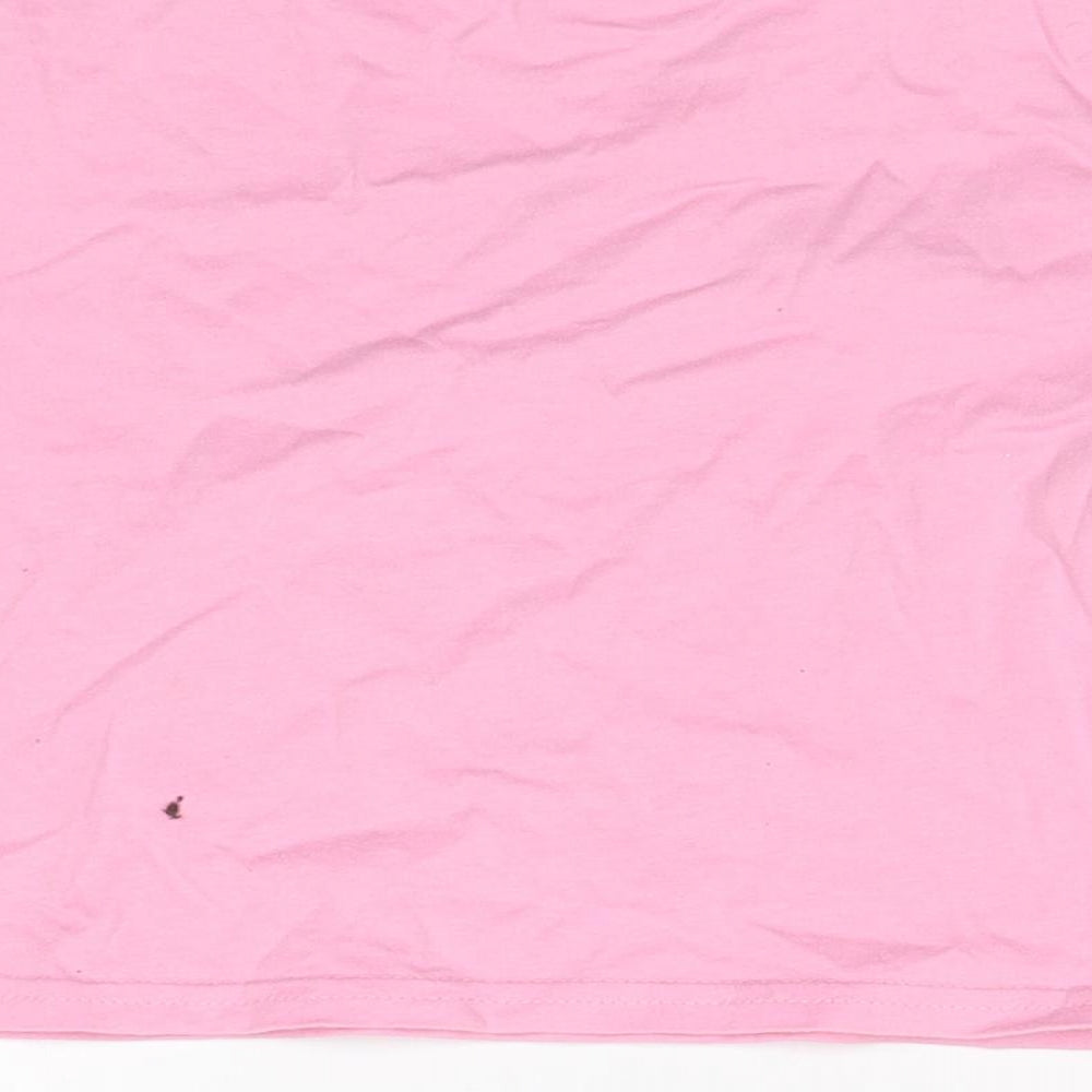 George Girls Pink   Basic T-Shirt Size 5-6 Years