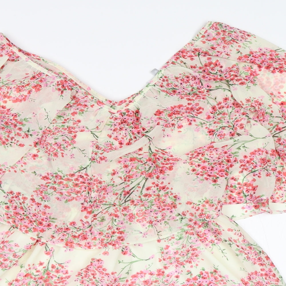 Red Herring Womens Multicoloured Floral  Trapeze & Swing  Size 8