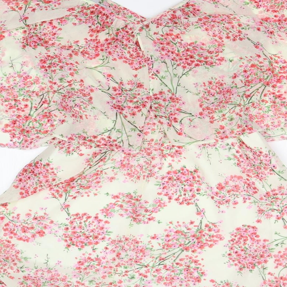 Red Herring Womens Multicoloured Floral  Trapeze & Swing  Size 8