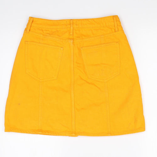 River Island Womens Orange   Straight & Pencil Skirt Size 10