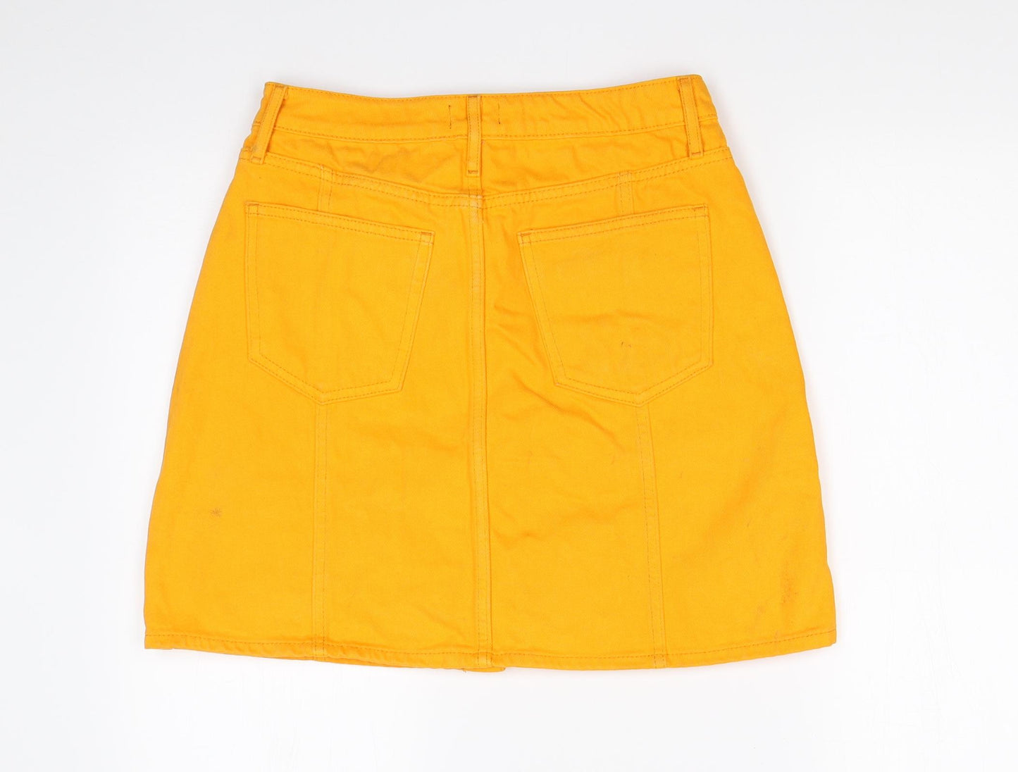 River Island Womens Orange   Straight & Pencil Skirt Size 10