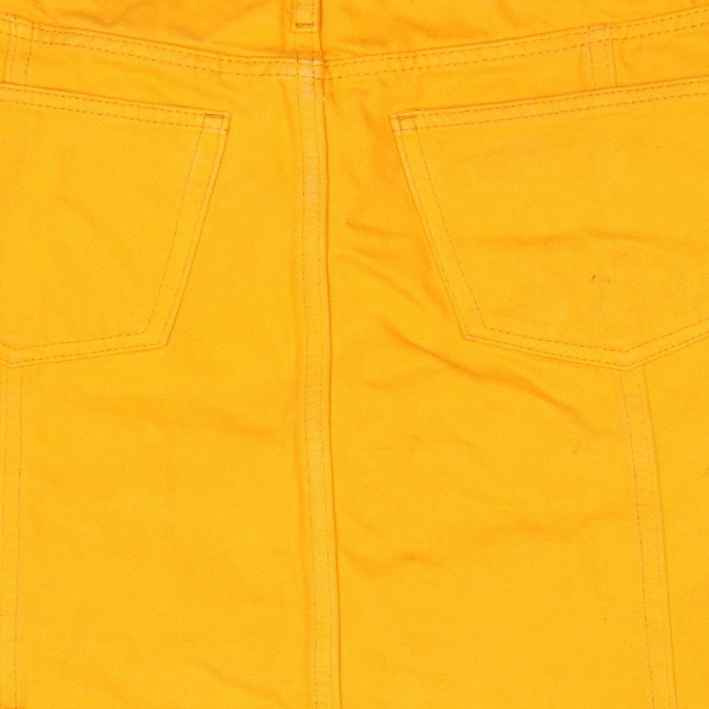 River Island Womens Orange   Straight & Pencil Skirt Size 10
