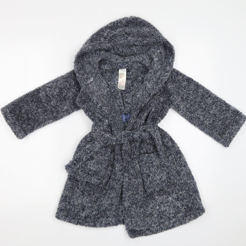 BOYS Boys Blue Solid   Robe Size 3-4 Years