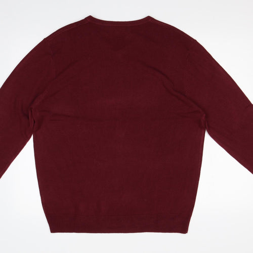 Debenhams Mens Red    T-Shirt Size L