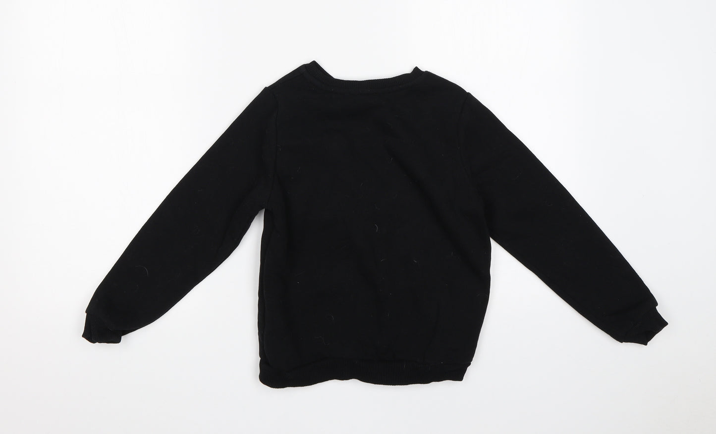 Primark Boys Black   Pullover Sweatshirt Size 7-8 Years