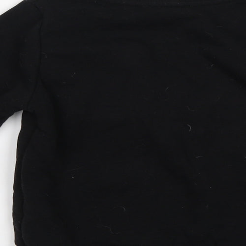 Primark Boys Black   Pullover Sweatshirt Size 7-8 Years